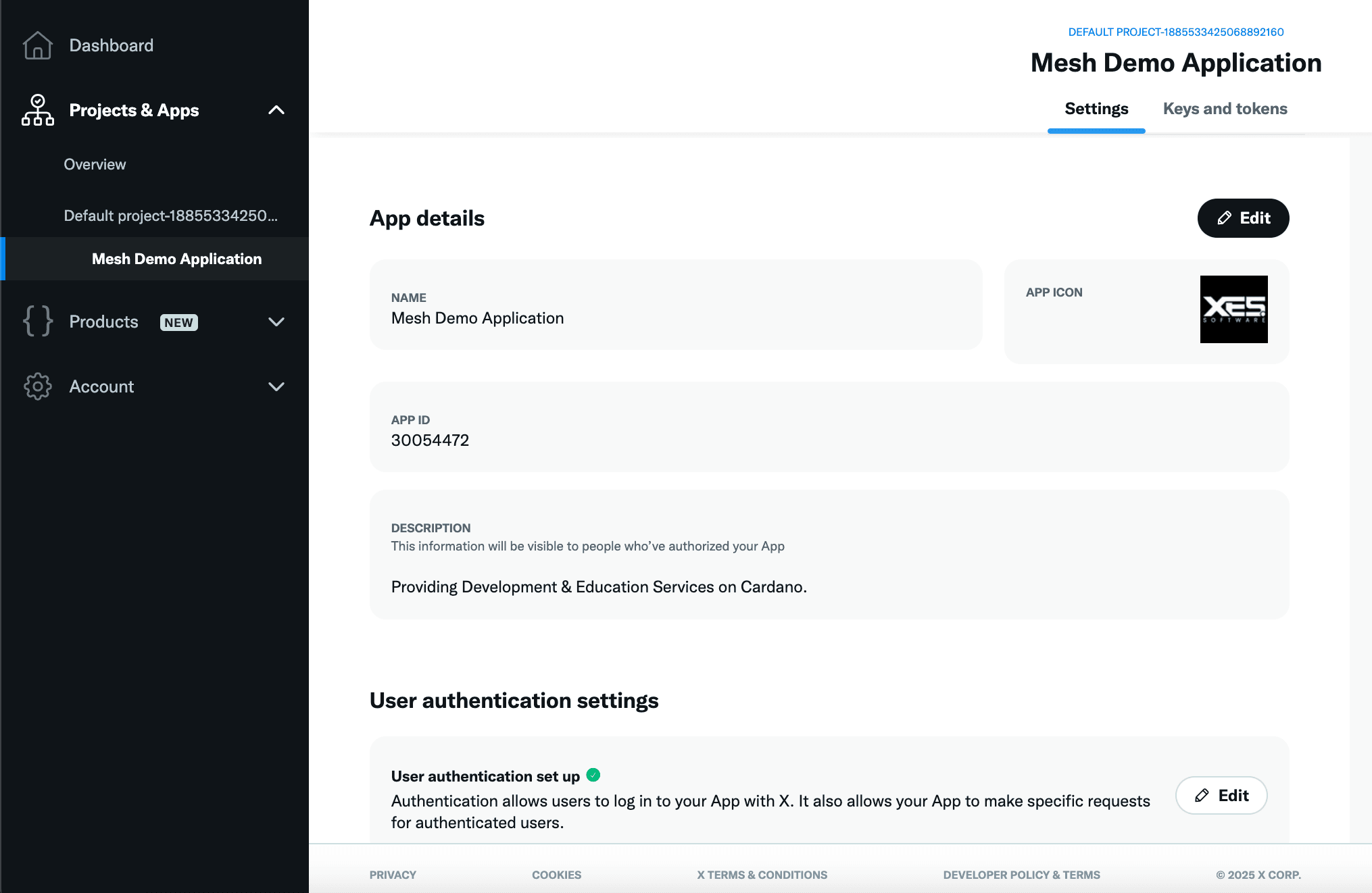 Navigate to the X Developer Dashboard