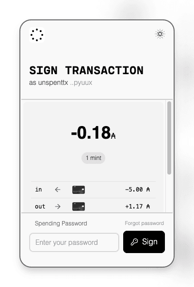 Export wallet mnemonic example