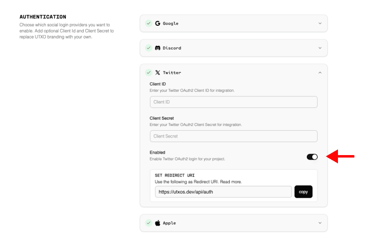 Dashboard Twitter Example